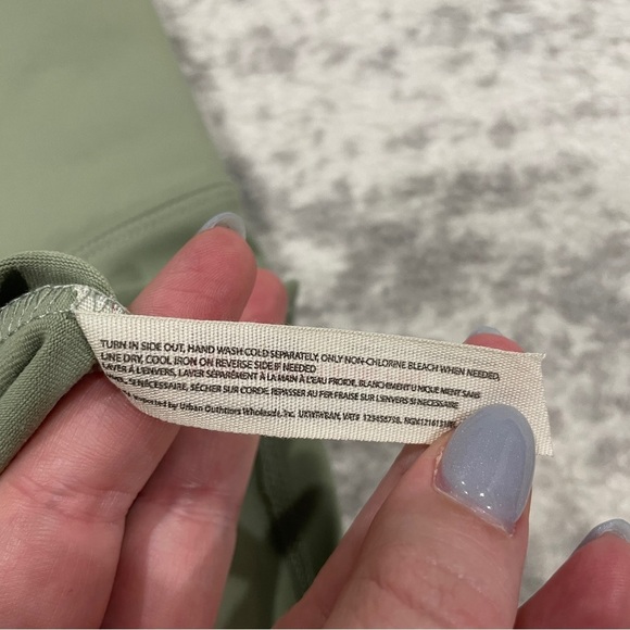 Free People Green Micro Mini Half Slip Skirt - Picture 7 of 9